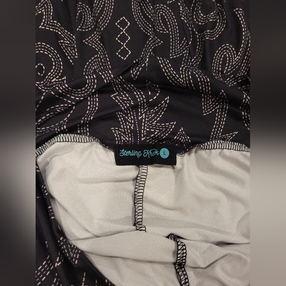 Sterling Kreek Large Western Bell Bottom Pants - Picture 7 of 7